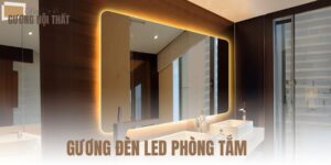 gương đèn led phòng tắm