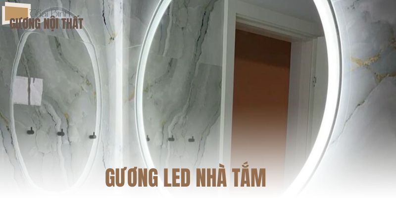 Gương led nhà tắm