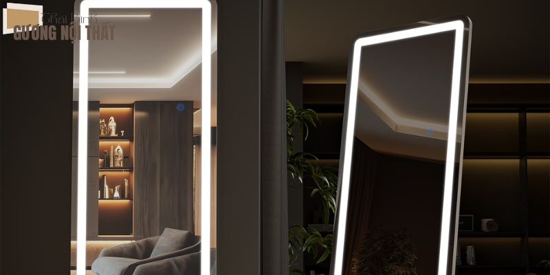Gương soi toàn thân đèn LED - điểm nhấn thẩm mĩ cho không gian