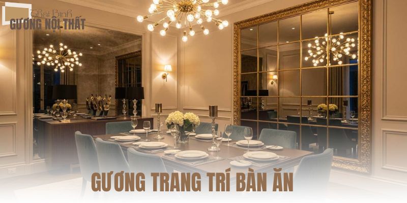 Gương trang trí bàn ăn
