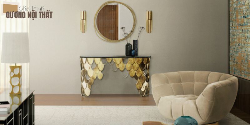 Tầm quan trọng của gương trang trí phòng khách