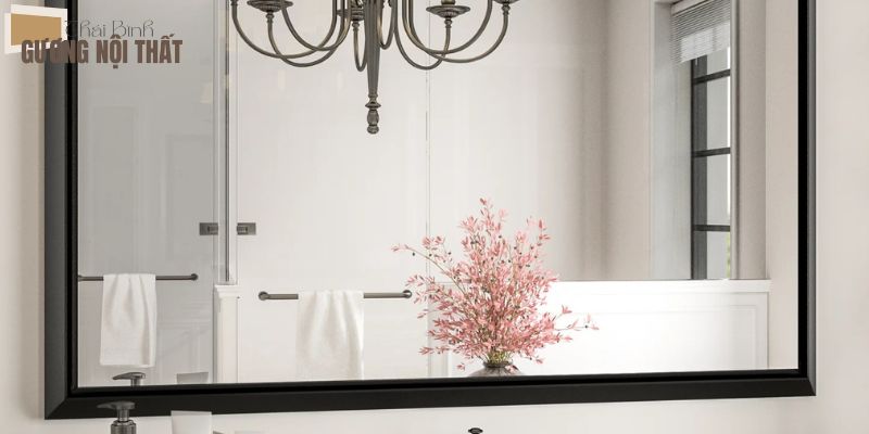 Sự kết hợp hoàn hảo giữa chất lượng và thẩm mỹ của gương nhà tắm Hưng Yên