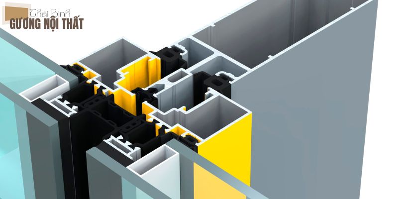 Chi tiết mặt dựng nhôm kính và hệ thống đố ngang