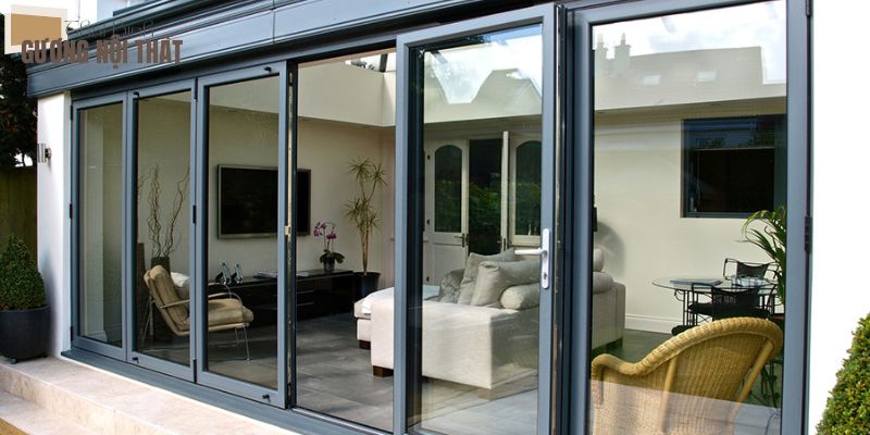 Hệ thống cửa nhôm kính Xingfa mở trượt cho nhà phố