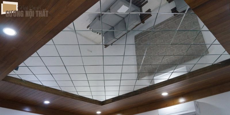 Các kiểu dáng được ưa chuộng của trần gương Hưng Yên