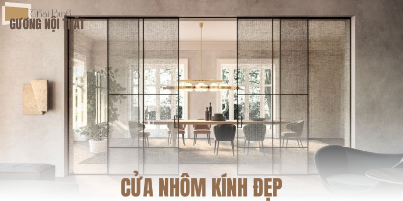 Cửa nhôm kính đẹp