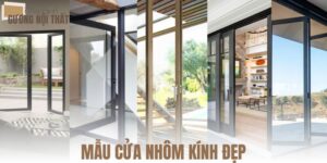 Mẫu cửa nhôm kính đẹp