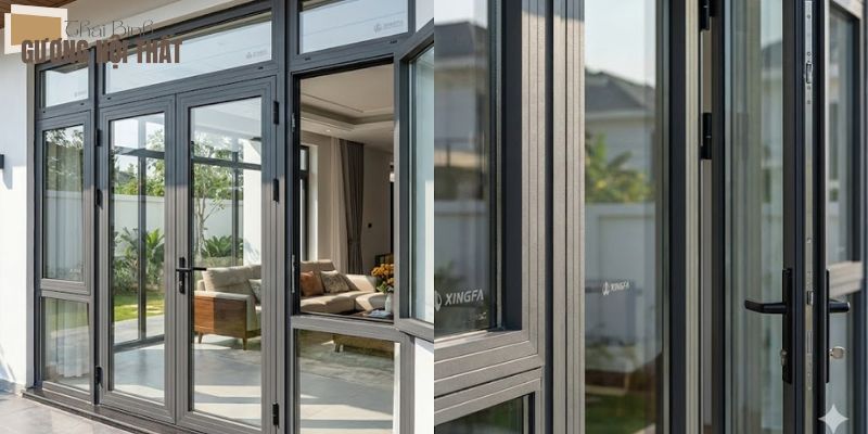 Cửa nhôm kính Xingfa cao cấp