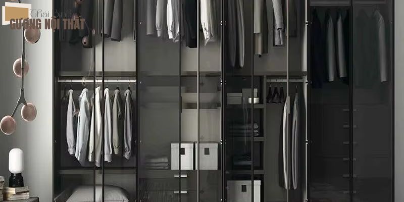 Ưu điểm của tủ quần áo nhôm kính