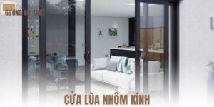 Cửa lùa nhôm kính