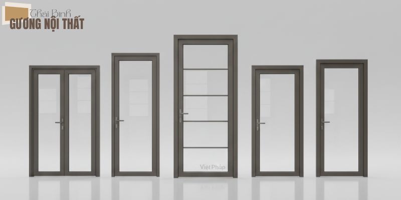 Cửa nhôm kính hệ Việt Pháp cao cấp