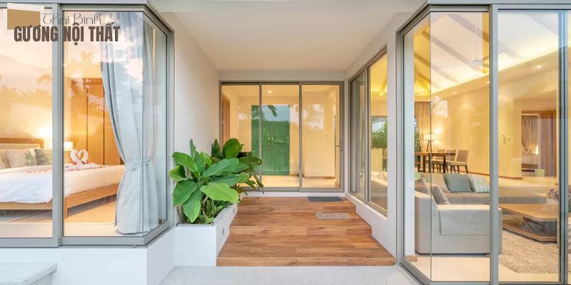 Cửa nhôm kính tạo ánh sáng hoàn hảo