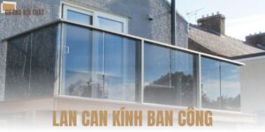 Lan can kính ban công