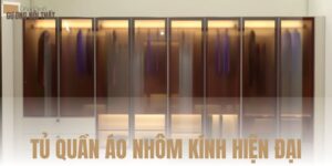 Tủ quần áo nhôm kính hiện đại