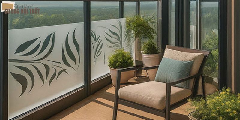 Khả năng vượt trội của mẫu lan can kính ban công