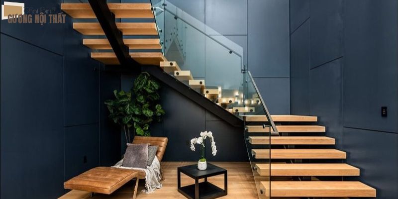 Ưu điểm của lan can kính cầu thang đẹp